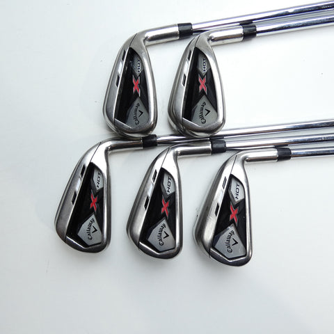 Used Callaway X Hot 2013 Iron Set / 5 - 9 IRON / Regular Flex