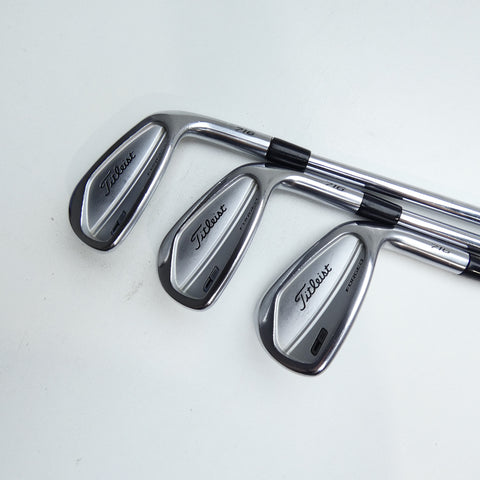 Used Titleist CB 716 Iron Set / 4 - PW / Stiff Flex