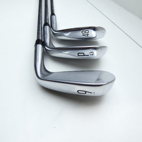 Used Titleist T200 2021 Iron Set / 5 - PW + 48° / Stiff Flex / Left-Handed