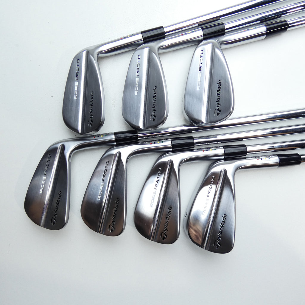 Used TaylorMade Rors Proto Iron Set / 4 - PW / Stiff Flex