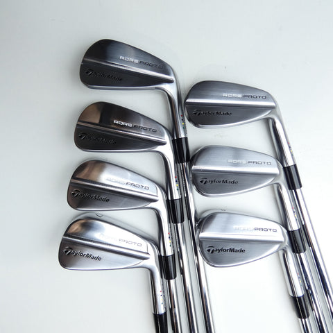 Used TaylorMade Rors Proto Iron Set / 4 - PW / Stiff Flex