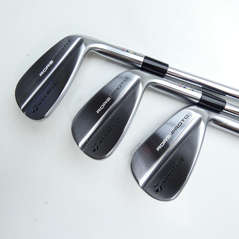 Used TaylorMade Rors Proto Iron Set / 4 - PW / Stiff Flex