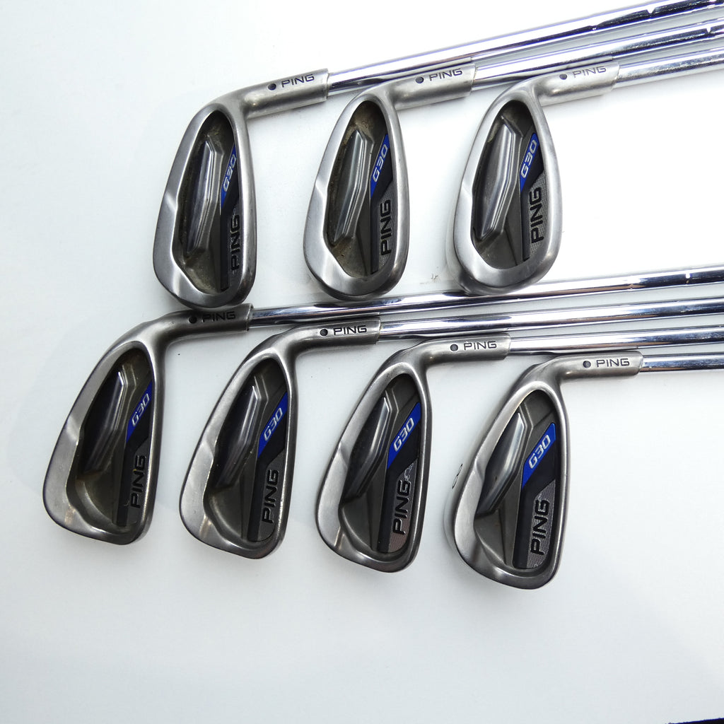 Used Ping G30 Iron Set / 5 - SW / Stiff Flex