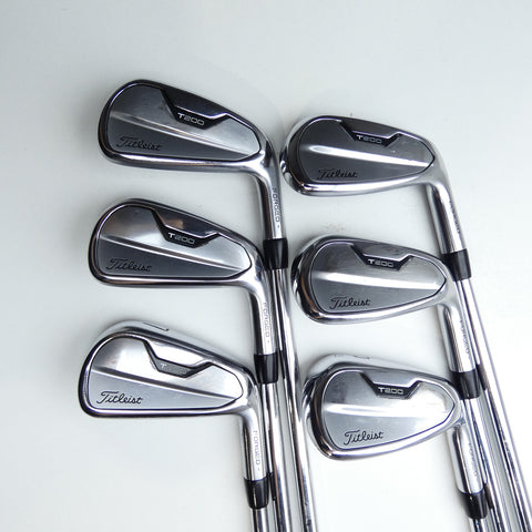 Used Titleist T200 2021 Iron Set / 5 - PW / Stiff Flex