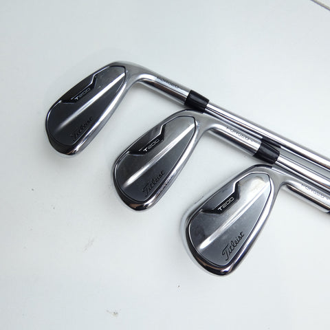 Used Titleist T200 2021 Iron Set / 5 - PW / Stiff Flex
