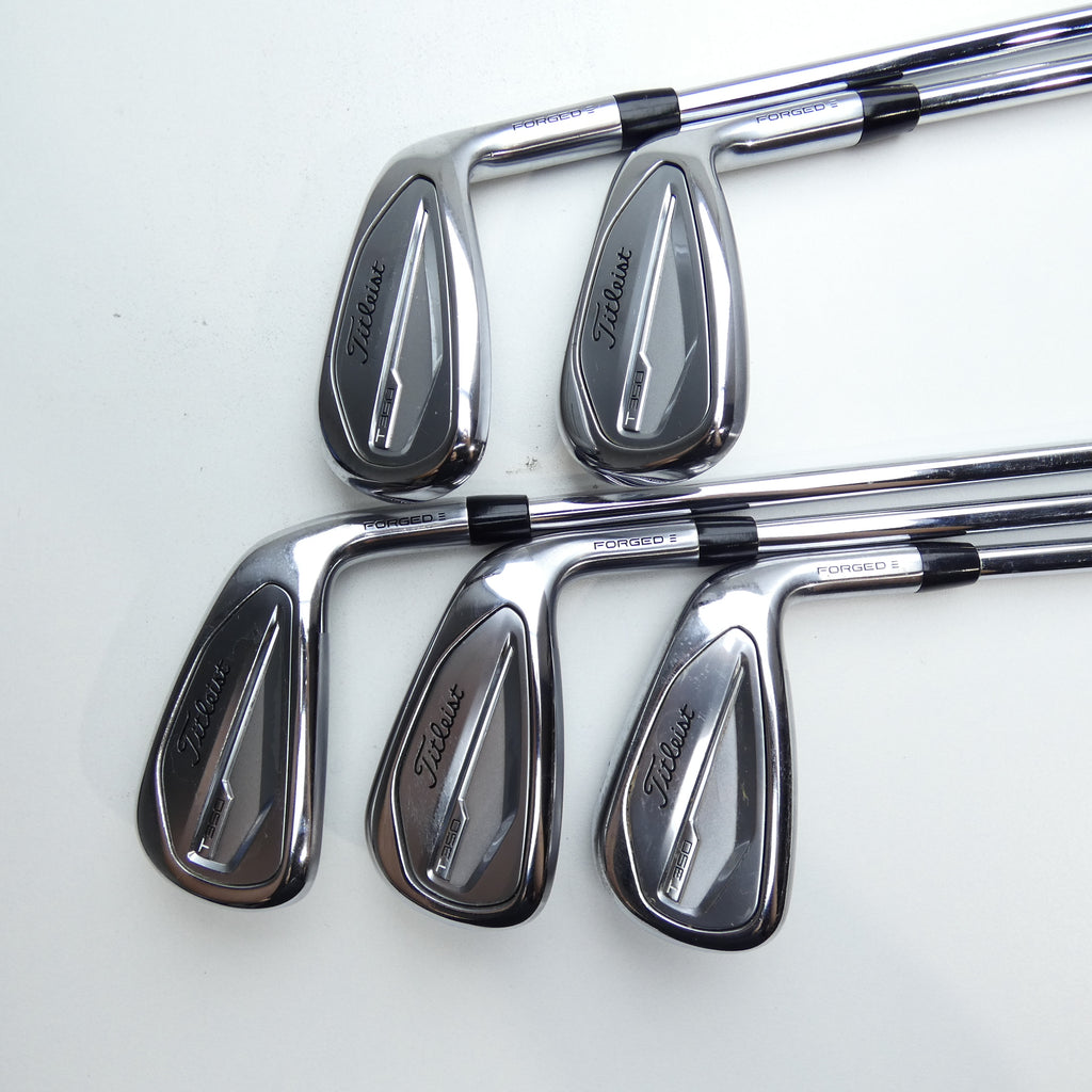 Used Titleist T350 2023 Iron Set / 7 - PW + 48° / Regular Flex