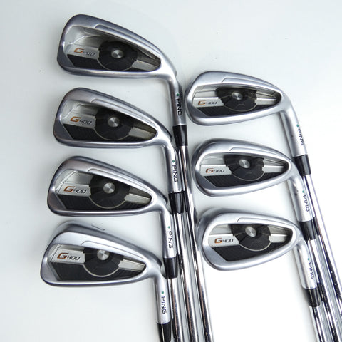 Used Ping G400 Iron Set / 4 - PW / Regular Flex
