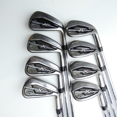 Used Callaway XR Pro Iron Set / 4 - PW + AW / Regular Flex