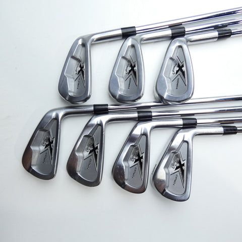 Used Callaway X Forged 2007 Iron Set / 3 - 9 IRON / X-Stiff Flex