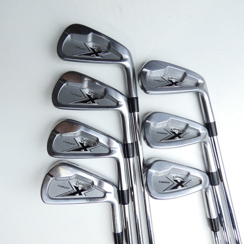 Used Callaway X Forged 2007 Iron Set / 3 - 9 IRON / X-Stiff Flex