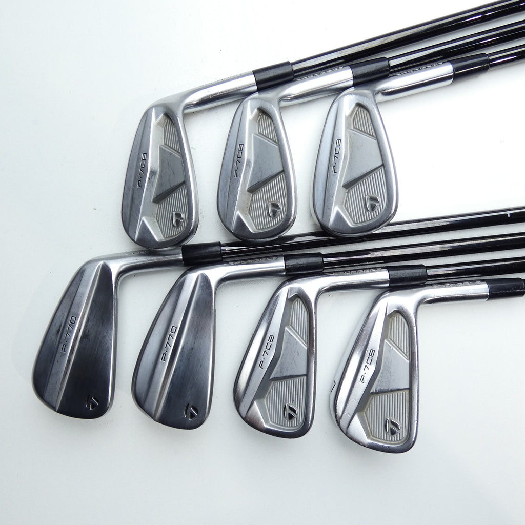 Used TaylorMade P770 & P7CB 2024 Iron Set / 4 - PW / Stiff Flex