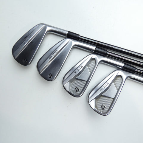 Used TaylorMade P770 & P7CB 2024 Iron Set / 4 - PW / Stiff Flex