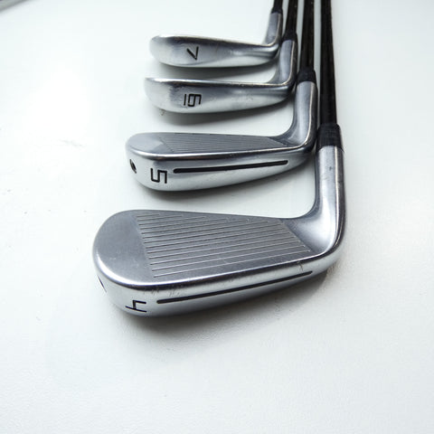 Used TaylorMade P770 & P7CB 2024 Iron Set / 4 - PW / Stiff Flex