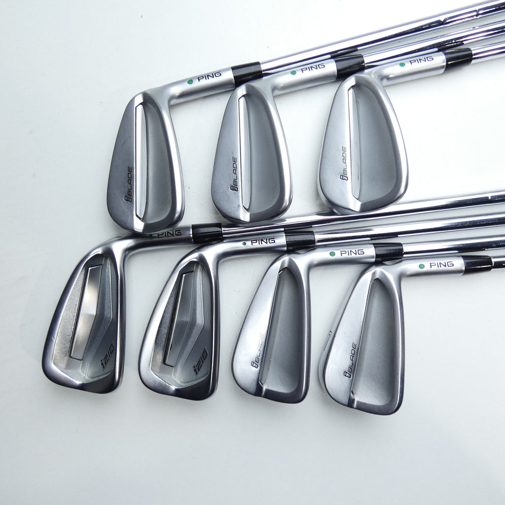 Used Ping i210 & iBlade Combo Iron Set / 4 - PW / Stiff Flex
