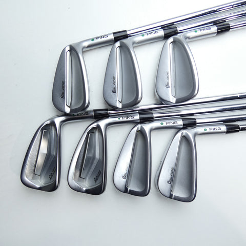 Used Ping i210 & iBlade Combo Iron Set / 4 - PW / Stiff Flex