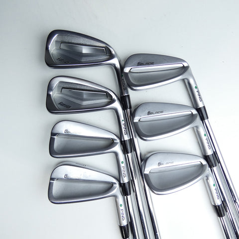Used Ping i210 & iBlade Combo Iron Set / 4 - PW / Stiff Flex