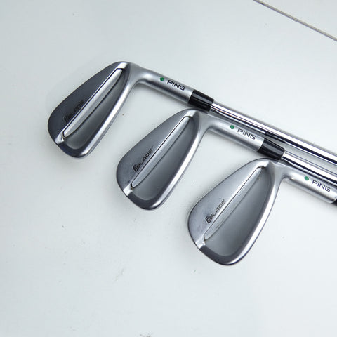 Used Ping i210 & iBlade Combo Iron Set / 4 - PW / Stiff Flex