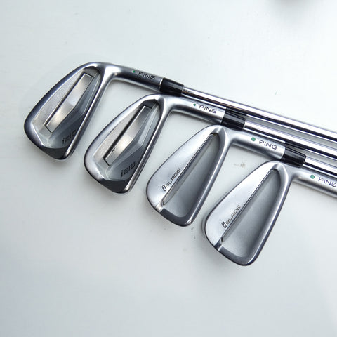 Used Ping i210 & iBlade Combo Iron Set / 4 - PW / Stiff Flex