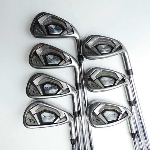Used Callaway Rogue Iron Set / 4 - PW / Regular Flex