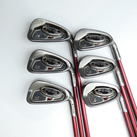 Used Ping i15 Iron Set / 5 - PW / Regular Flex