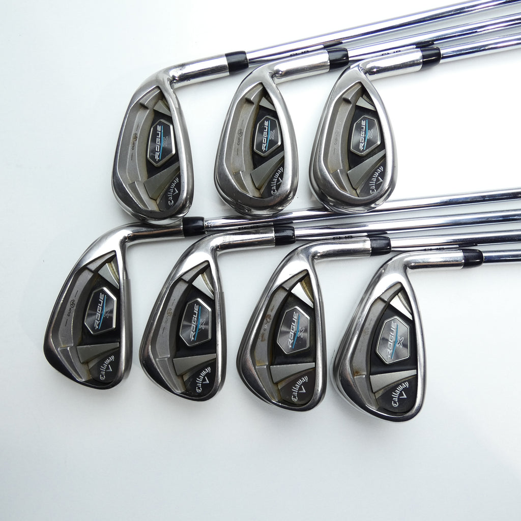 Used Callaway Rogue Iron Set / 5 - PW + AW / Stiff Flex