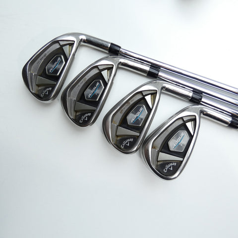 Used Callaway Rogue Iron Set / 5 - PW + AW / Stiff Flex