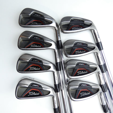 Used Titleist AP1 712 Iron Set / 4 - PW + GW / Regular Flex