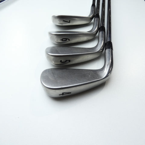 Used Titleist AP1 712 Iron Set / 4 - PW + GW / Regular Flex