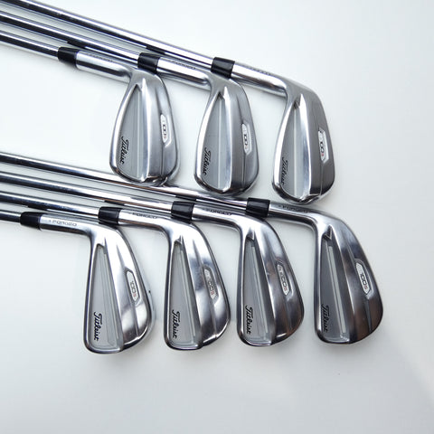 Used Titleist T100S 2021 Iron Set / 4 - PW / Stiff Flex / Left-Handed
