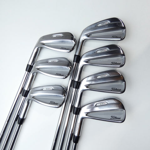 Used Titleist T100S 2021 Iron Set / 4 - PW / Stiff Flex / Left-Handed