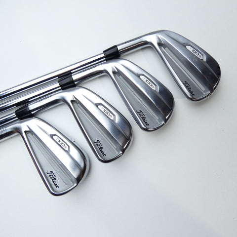 Used Titleist T100S 2021 Iron Set / 4 - PW / Stiff Flex / Left-Handed