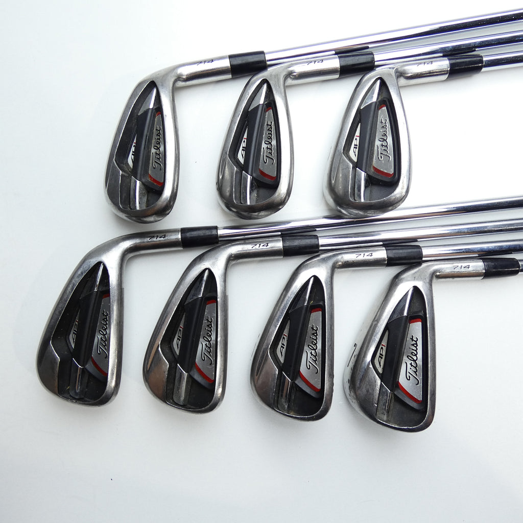 Used Titleist AP1 714 Iron Set / 4 - PW / Regular Flex