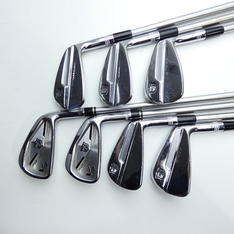 Used Wilson FG Tour V6 & Staff Model MB Iron Set / 4 - PW / X-Stiff Flex