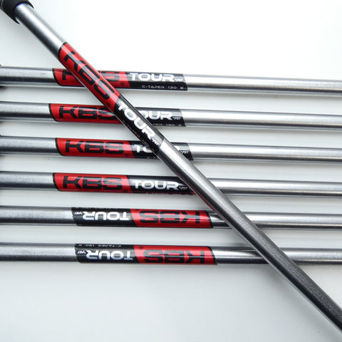 Used Wilson FG Tour V6 & Staff Model MB Iron Set / 4 - PW / X-Stiff Flex