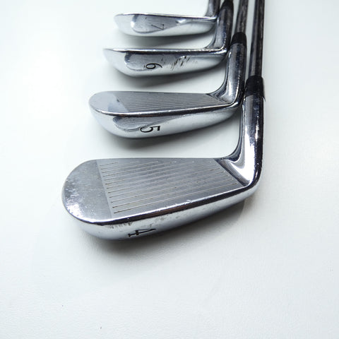 Used Mizuno MP-54 & MP-4 Iron Set / 4 - PW / Stiff Flex