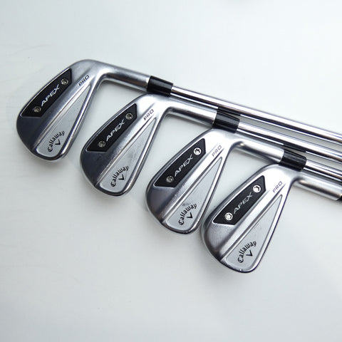 Used Callaway Apex Pro 24 Iron Set / 4 - PW / X-Stiff Flex