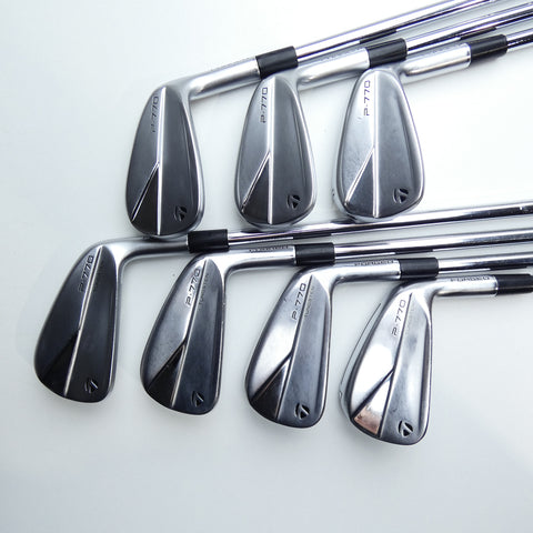 Used TaylorMade P770 2023 Iron Set / 4 - PW / Stiff Flex