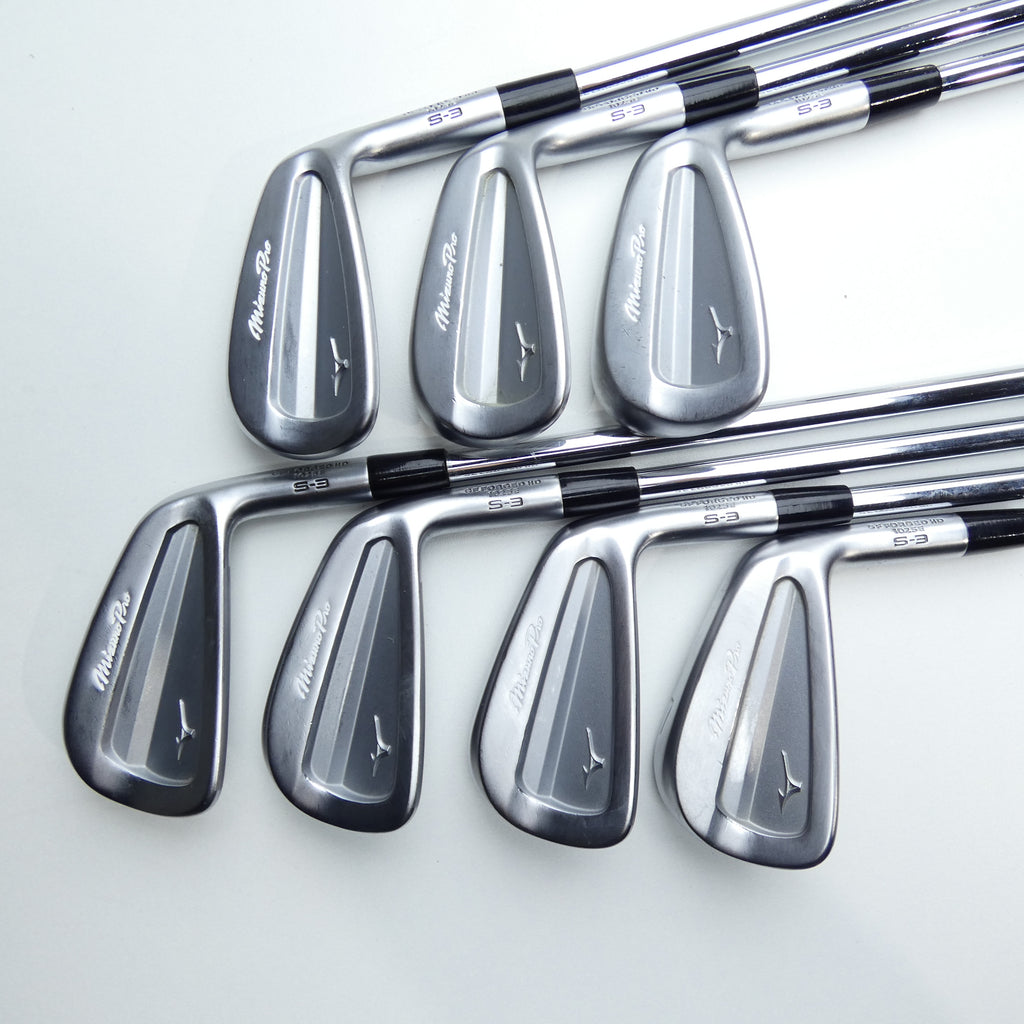 Used Mizuno Pro S-3 Iron Set / 4 - PW / Stiff Flex