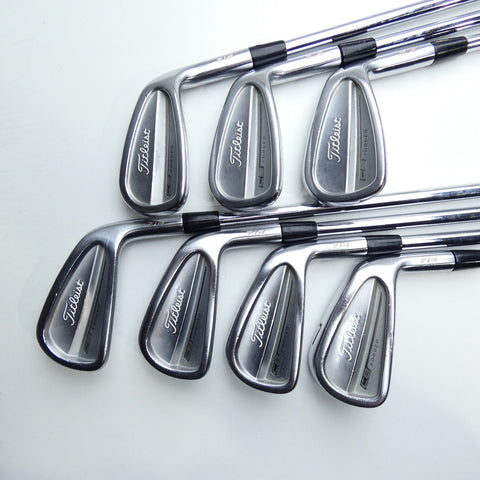 Used Titleist CB 714 Iron Set / 4 - PW / Stiff Flex