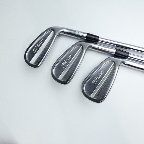 Used Titleist CB 714 Iron Set / 4 - PW / Stiff Flex
