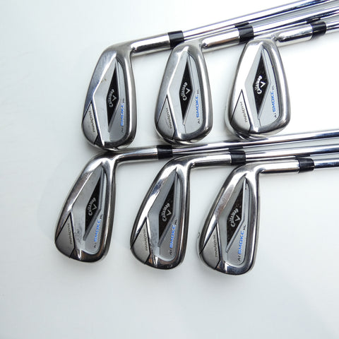 Used Callaway Paradym Ai Smoke HL Iron Set / 5 - PW / Stiff Flex