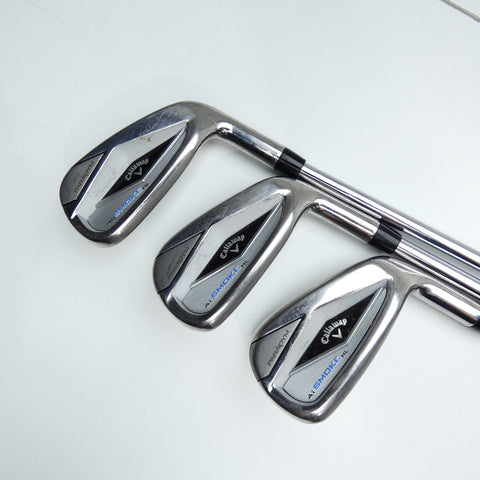 Used Callaway Paradym Ai Smoke HL Iron Set / 5 - PW / Stiff Flex