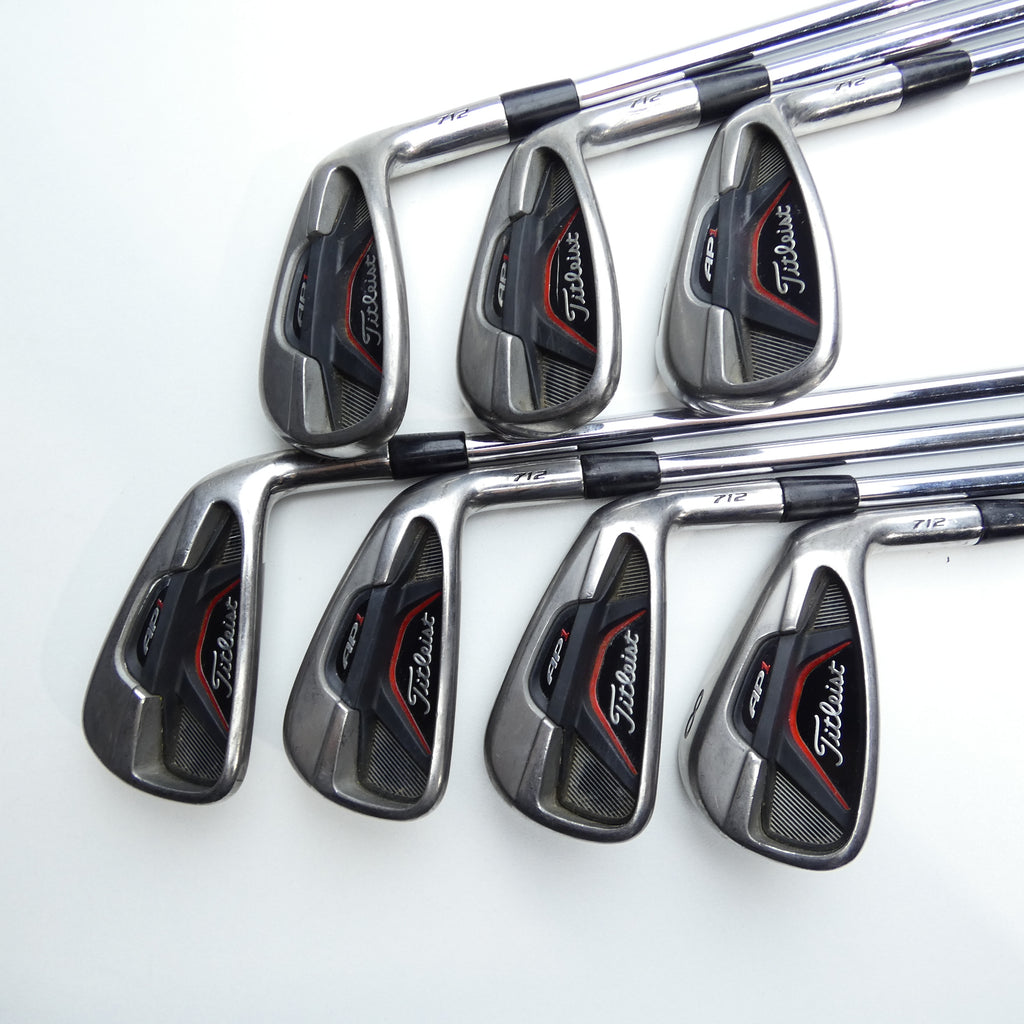 Used Titleist AP1 712 Iron Set / 5 - PW + GW / Regular Flex