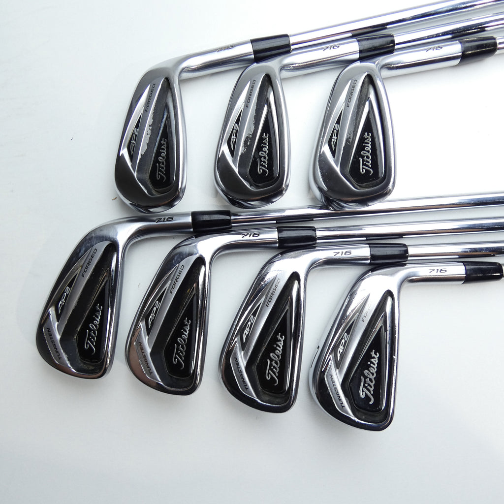 Used Titleist AP2 716 Iron Set / 4 - PW / Stiff Flex