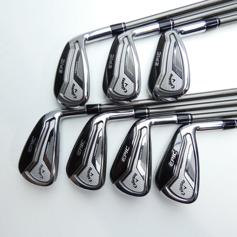 Used Callaway Epic Forged 19 Iron Set / 5 - PW + AW / Regular Flex