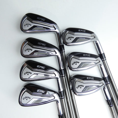 Used Callaway Epic Forged 19 Iron Set / 5 - PW + AW / Regular Flex
