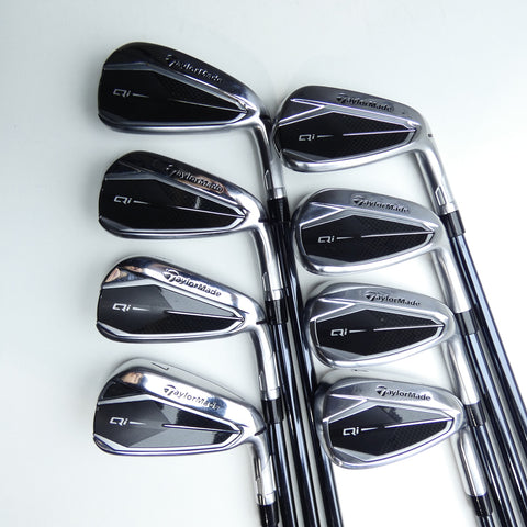 Used TaylorMade Qi Iron Set / 4 - PW + AW / Regular Flex
