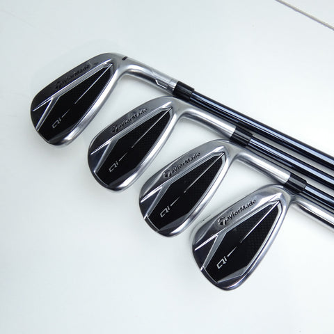 Used TaylorMade Qi Iron Set / 4 - PW + AW / Regular Flex