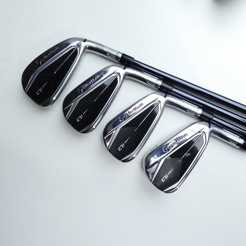 Used TaylorMade Qi Iron Set / 4 - PW + AW / Regular Flex