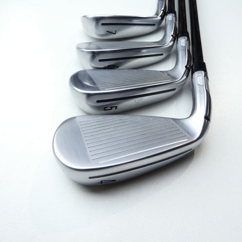 Used TaylorMade Qi Iron Set / 4 - PW + AW / Regular Flex